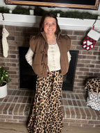 Hear Me Roar Leopard Ruffle Pants