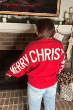 "Merry Christmas" Red Sweater