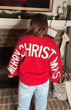 "Merry Christmas" Red Sweater