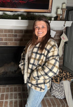 Lodge Living Plaid Sherpa Jacket