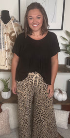 Callie Leopard Sweat Pants