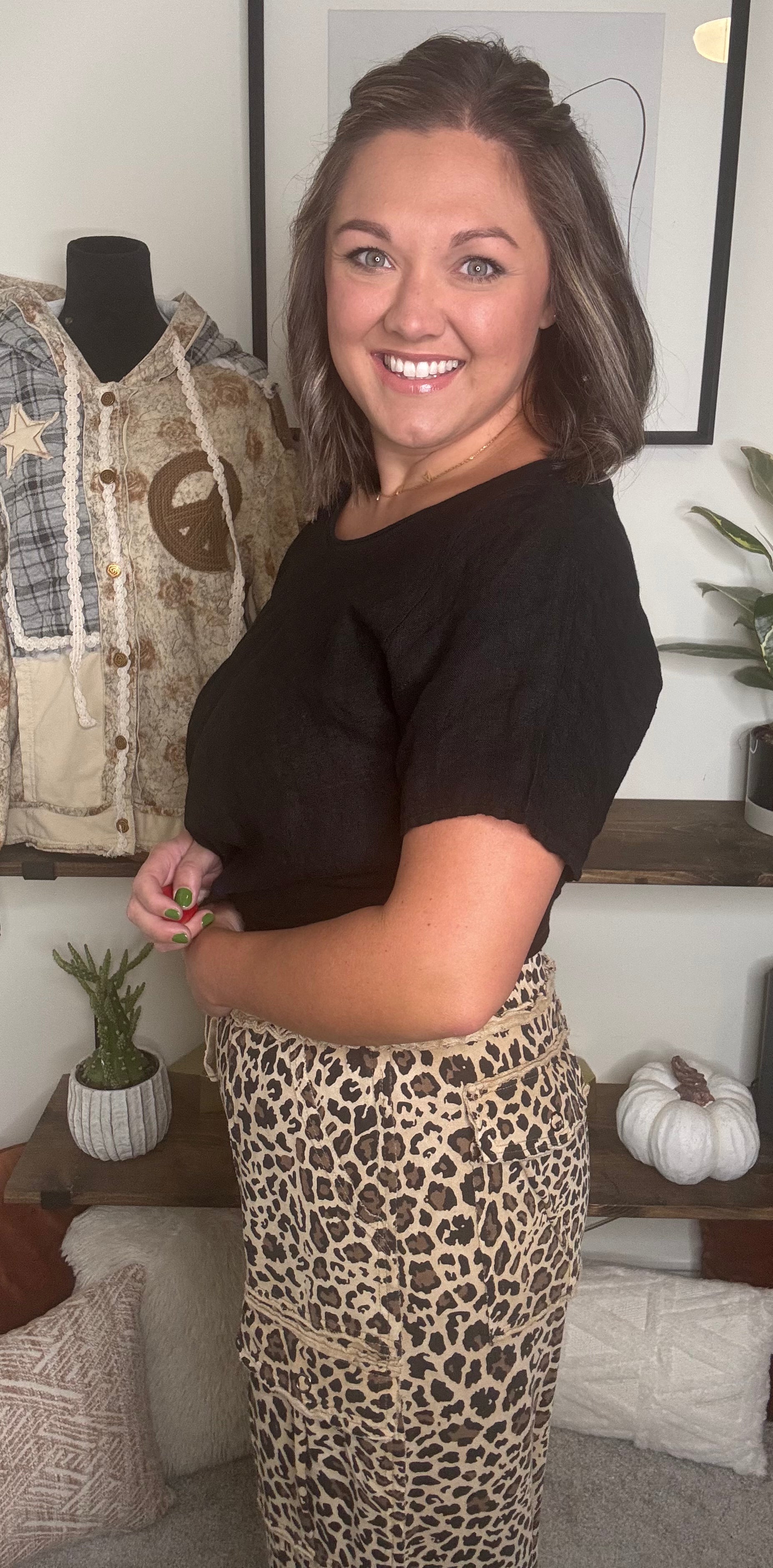 Callie Leopard Sweat Pants