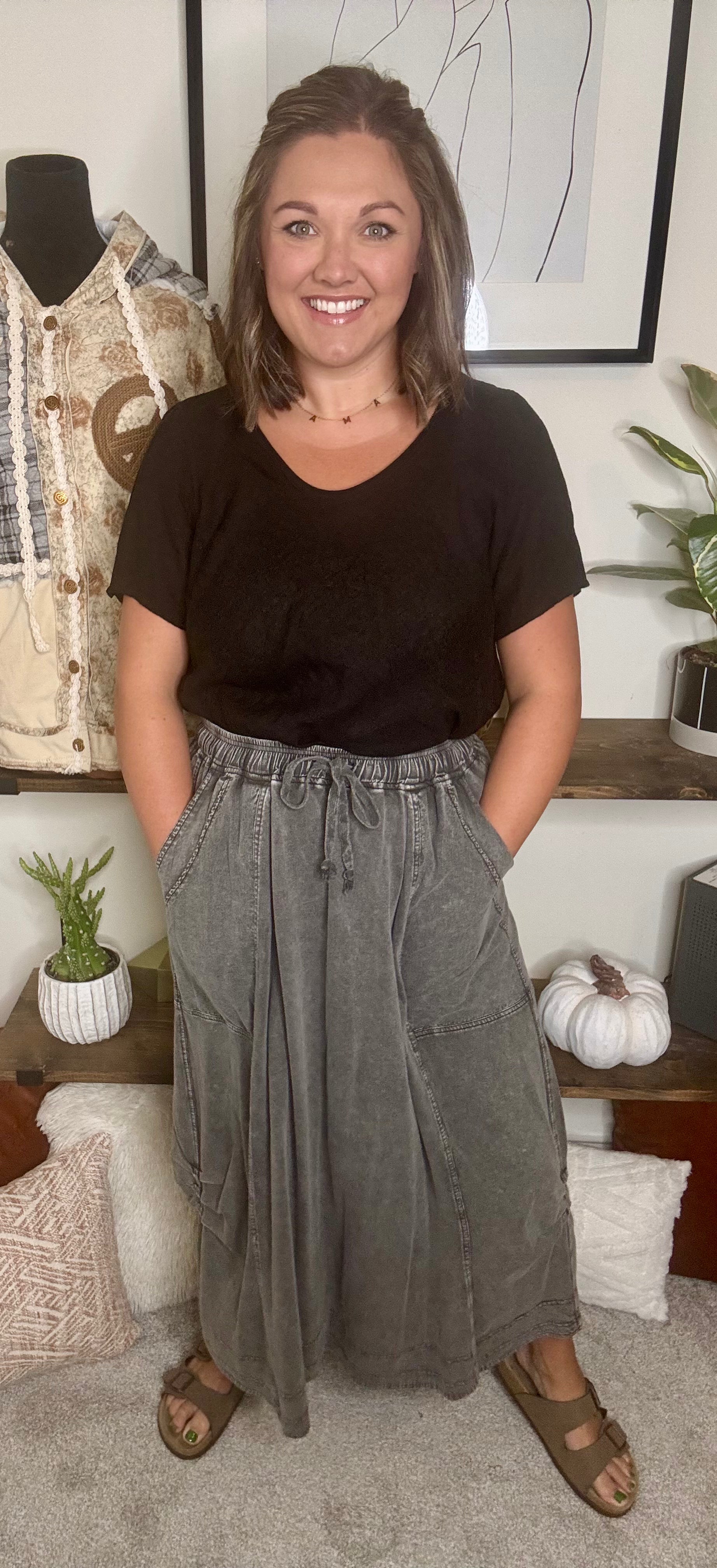 Eloise Grey Skirt