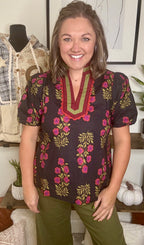Juniper Puff Sleeve Blouse