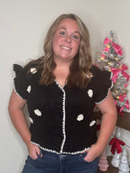 Grace Ruffled Knit Cardigan