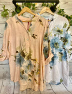 Dahlia Linen Top