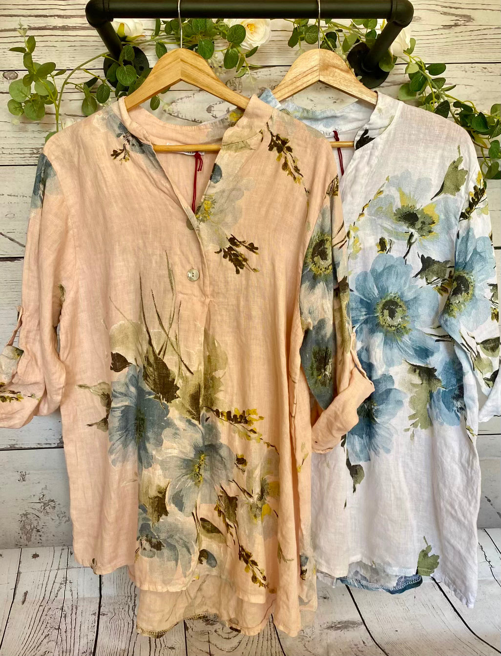 Dahlia Linen Top