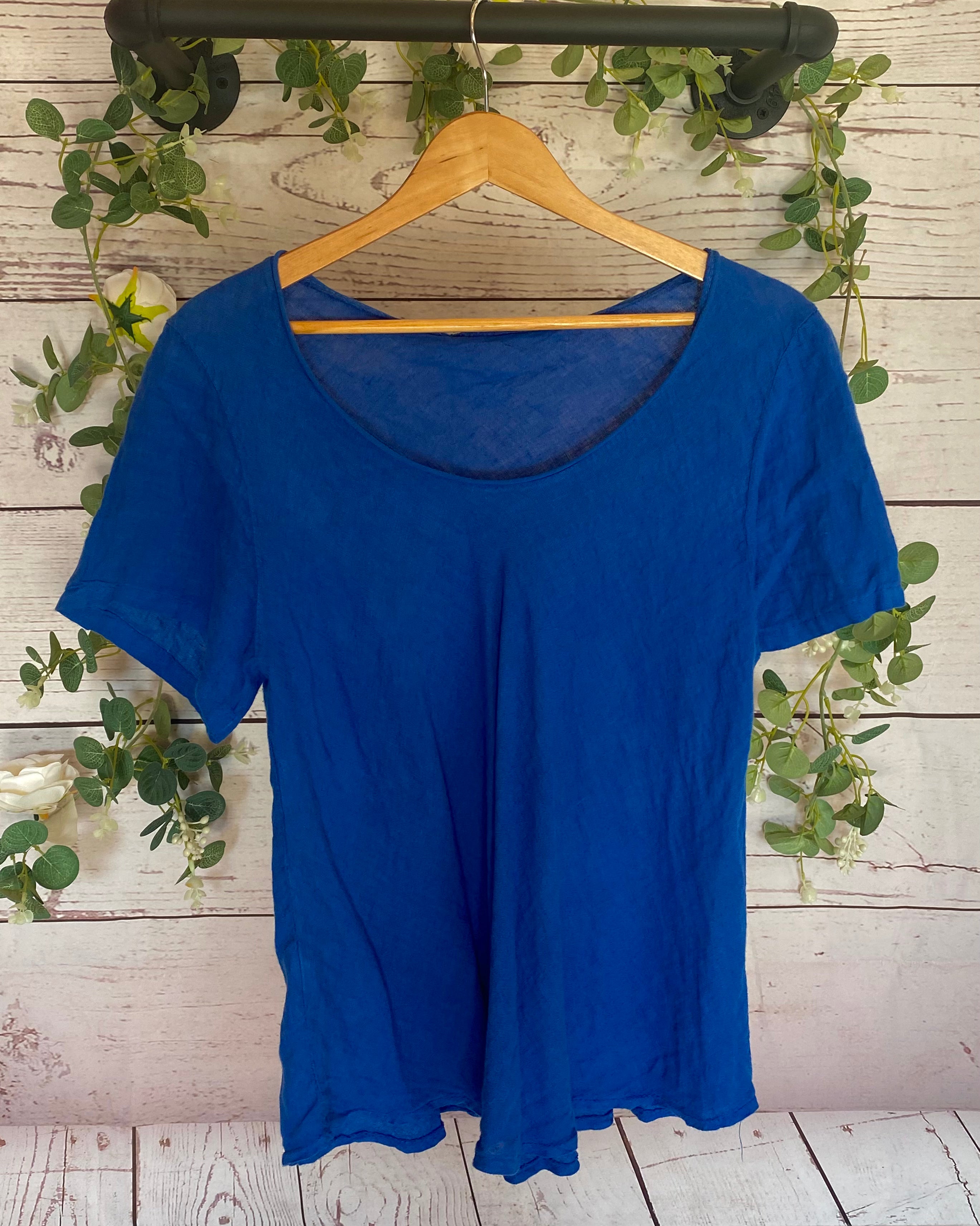 Sylvia Linen Tee