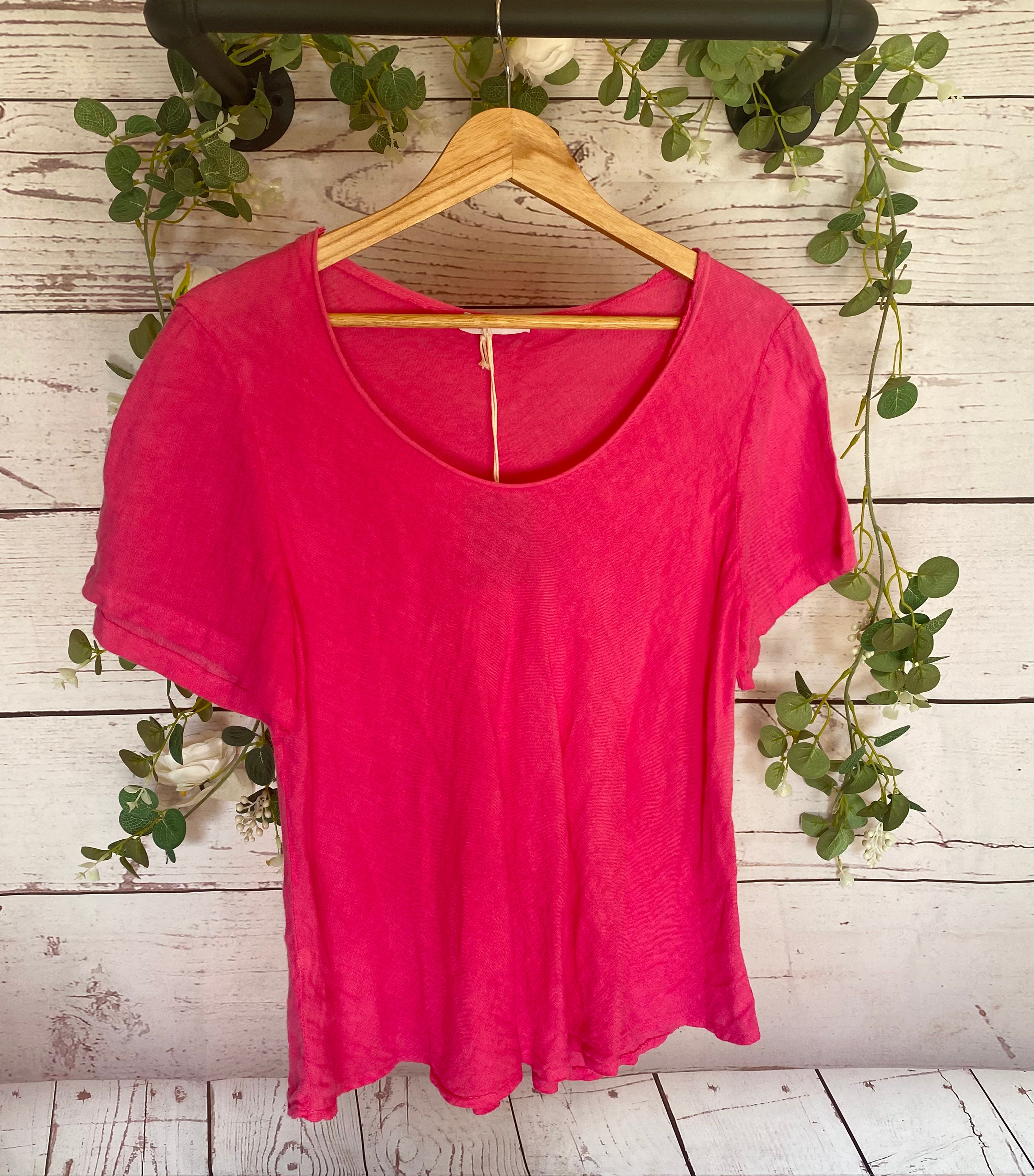 Sylvia Linen Tee