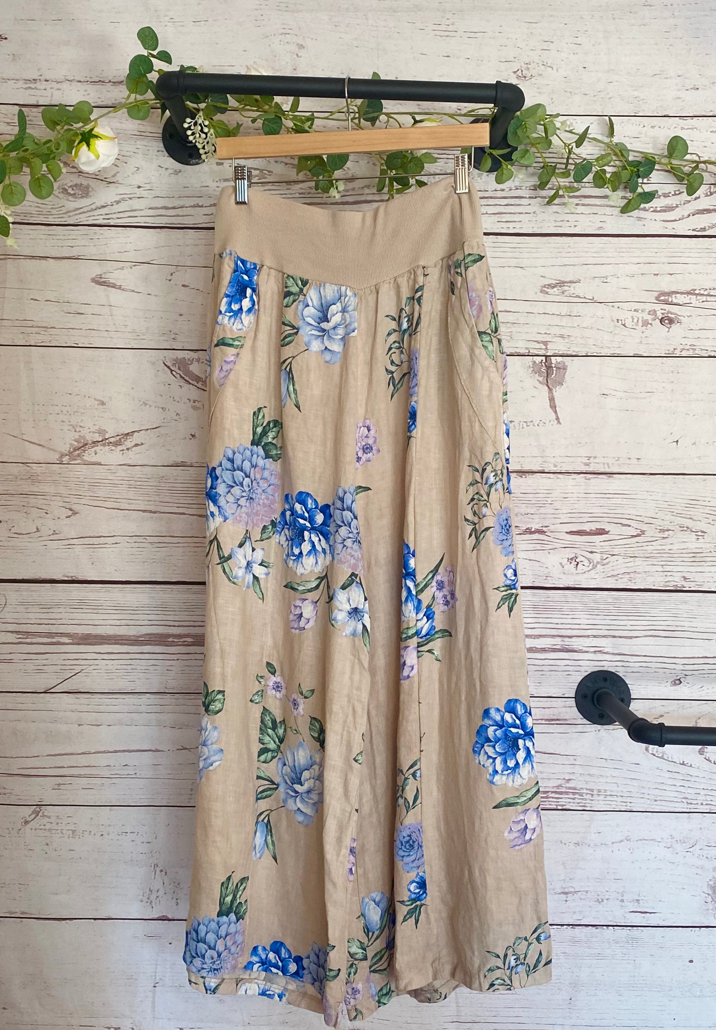 Violet Floral Pant