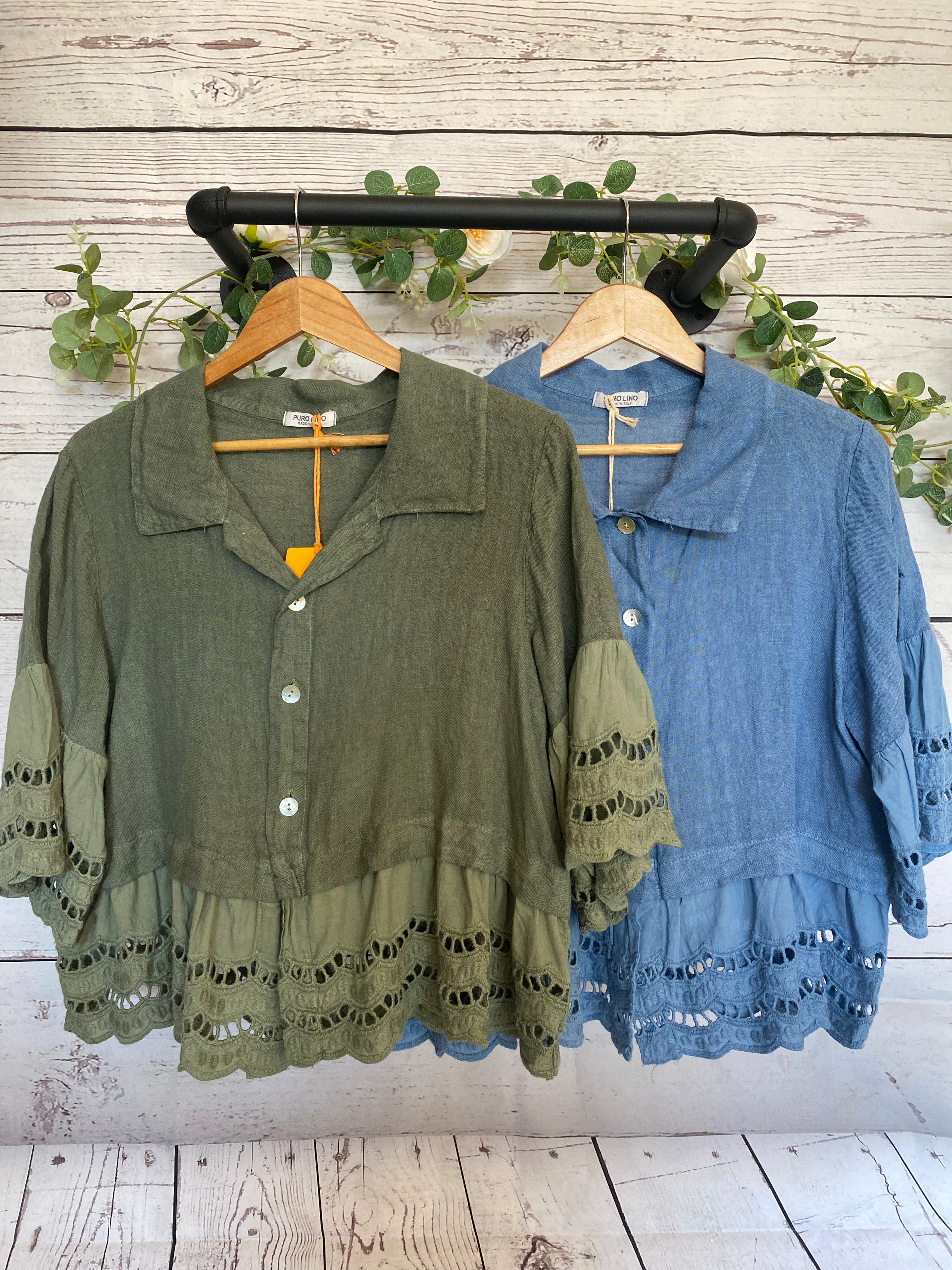 Elijah Eyelet Top