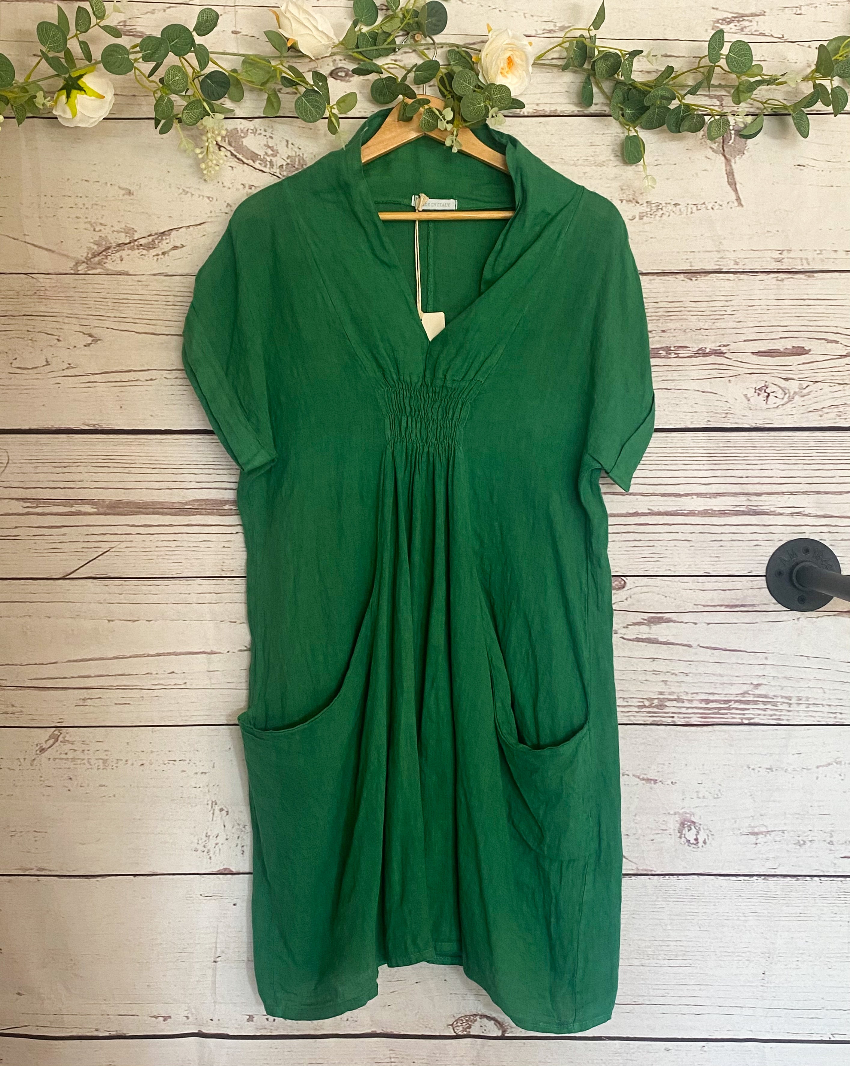 Skipper Dress Bella Italia Linen Skipper Dress Bella Italia Linen