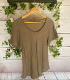 Sylvia Linen Tee