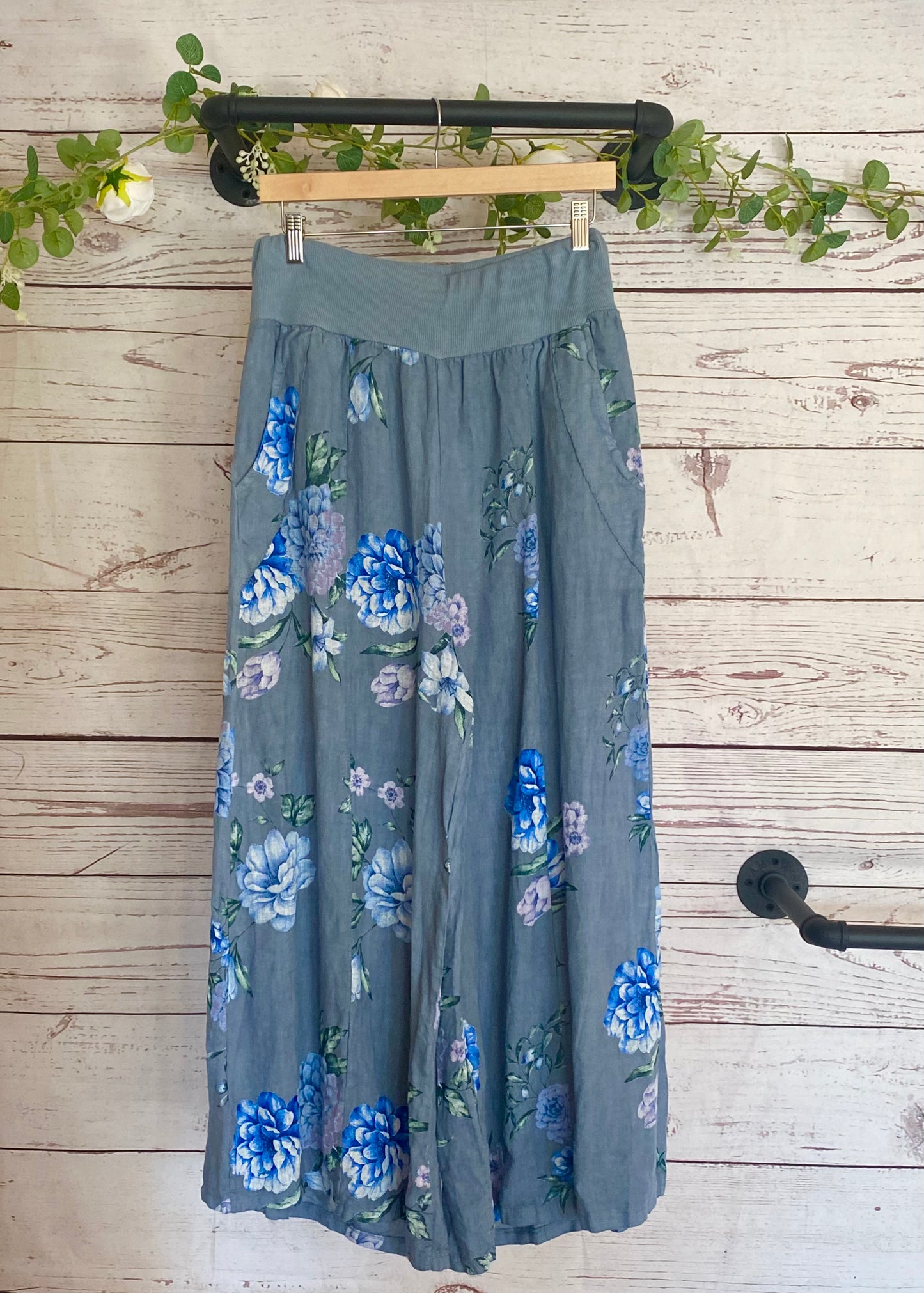 Violet Floral Pant