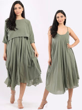 Load image into Gallery viewer, Tammy Two-Piece Italian Cotton Dress