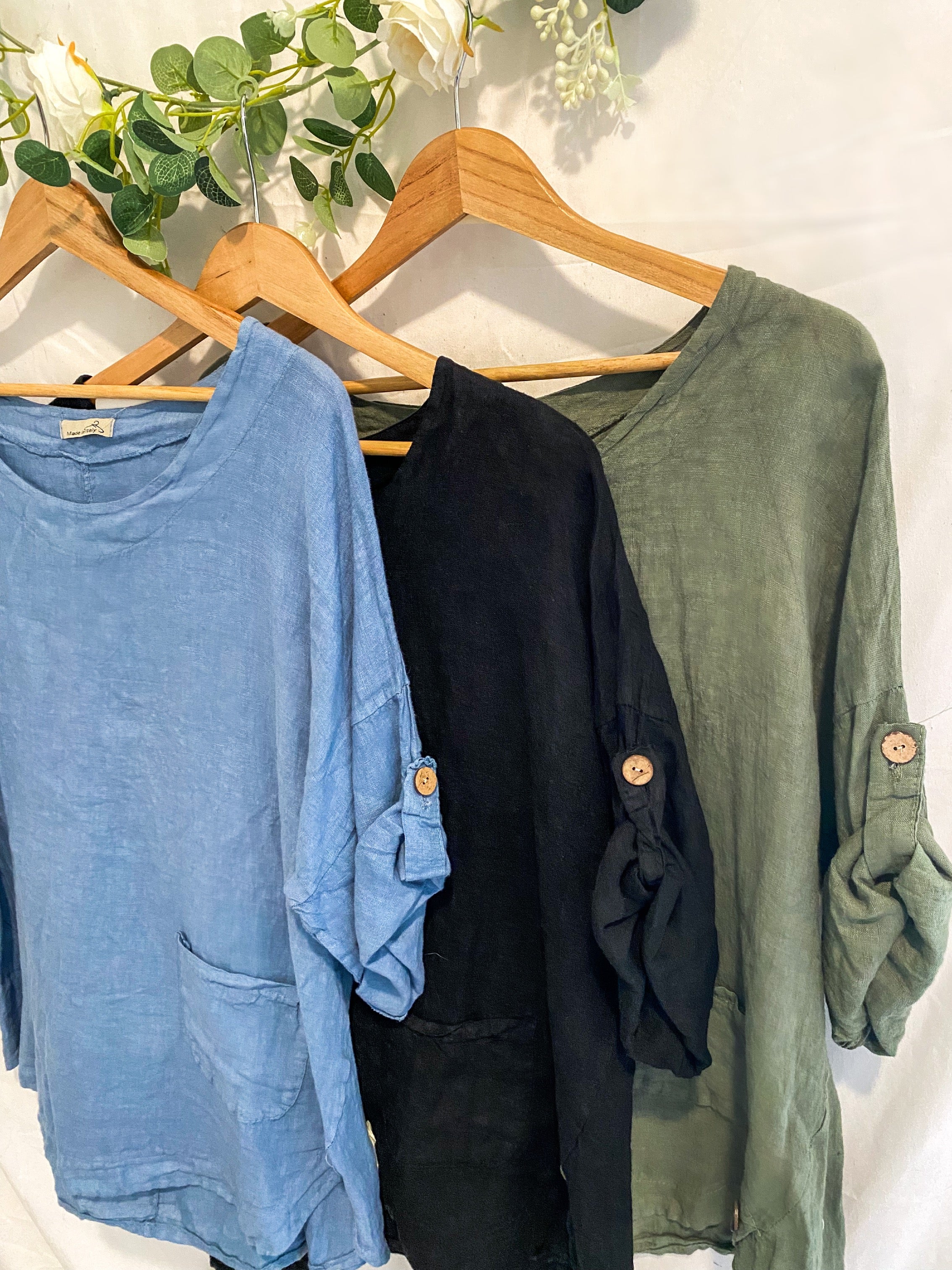 Paula Two-Button Top