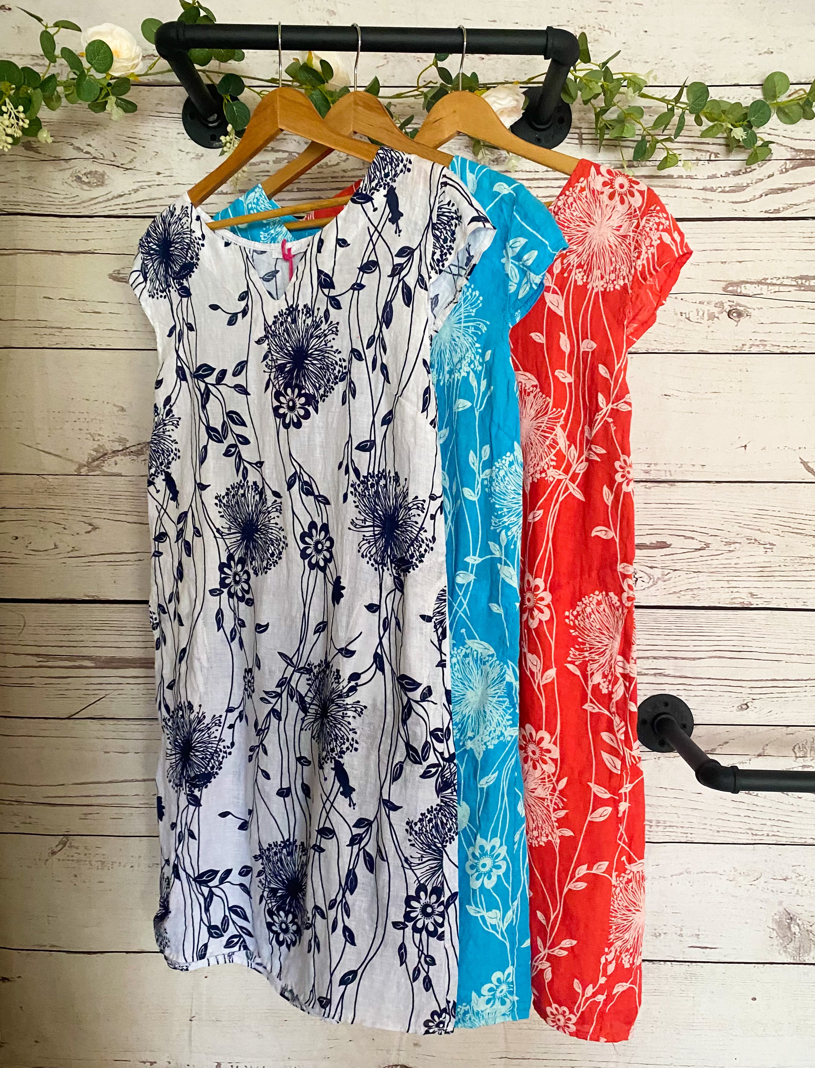 Flowy Italian Linen Dresses | Bella Italia Linen Boutique Flowy Italian Linen Dresses | Bella Italia Linen Boutique