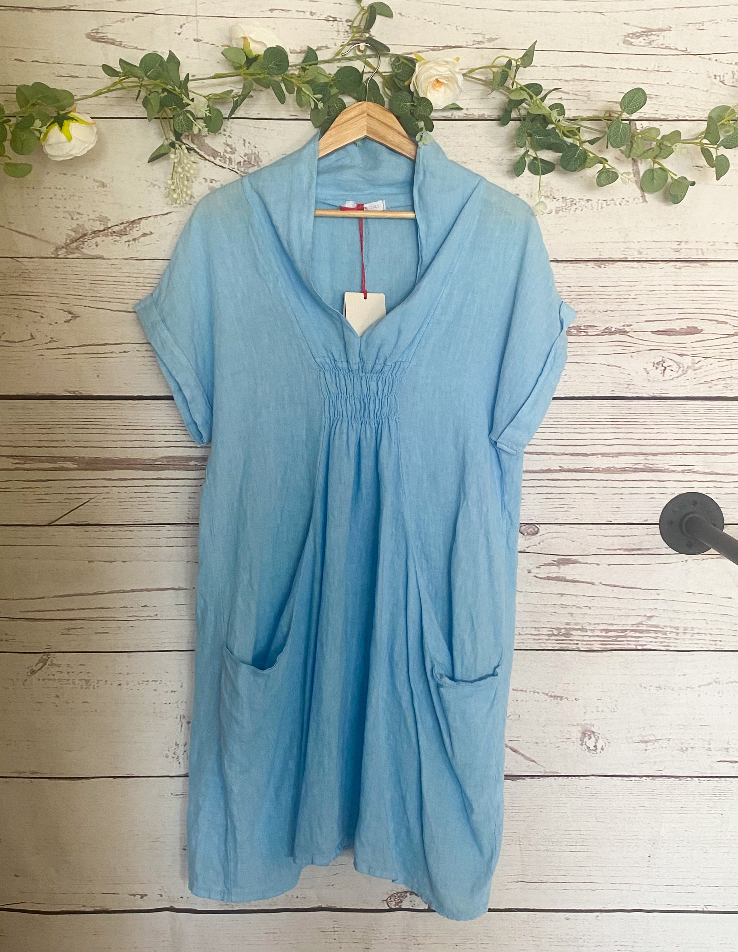 Skipper Dress Bella Italia Linen Skipper Dress Bella Italia Linen