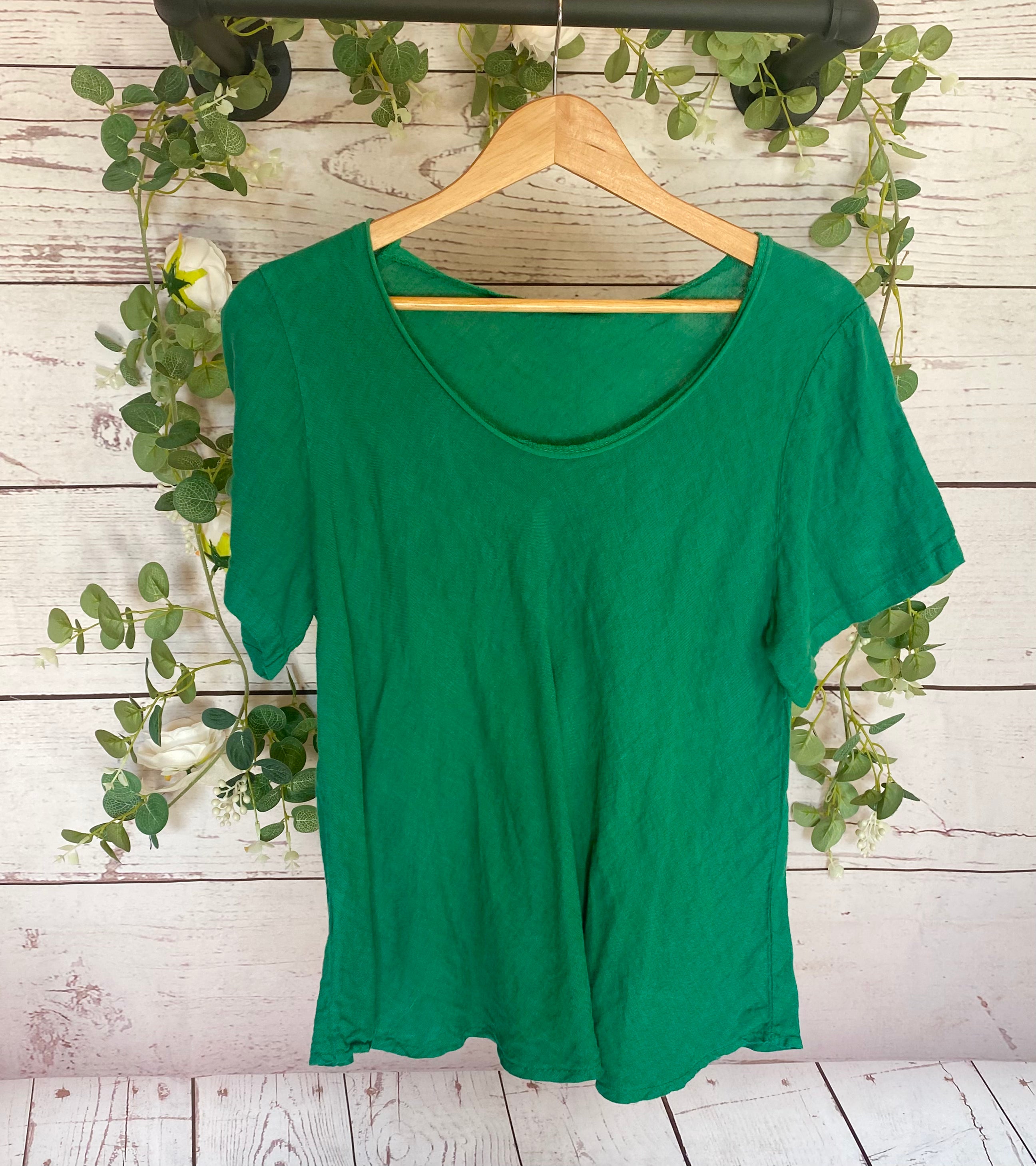 Sylvia Linen Tee